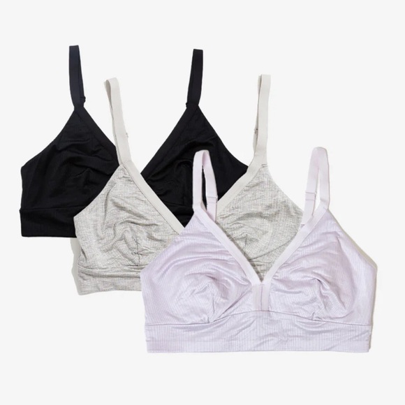 Bodily The Effortless Bra: 3 Pack - Picture 1 of 4